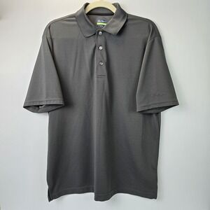 Ben Hogan‎ Performance Polo Golf Shirt Size Large Collared Short Sleeve Gray